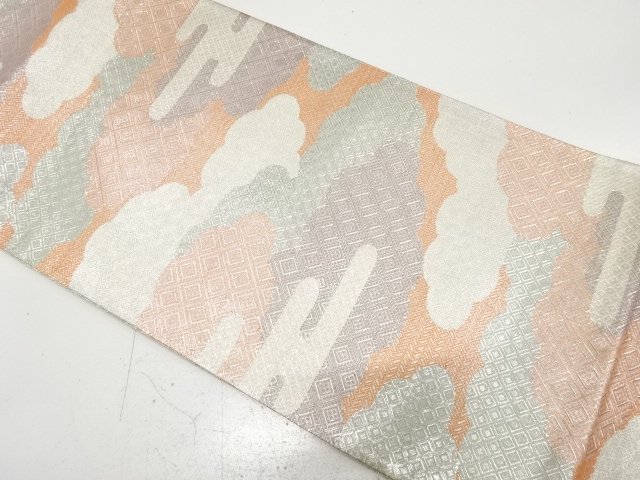 JAPANESE FUKURO OBI / SAGANISHIKI / WOVEN CLASSICAL PATTERN